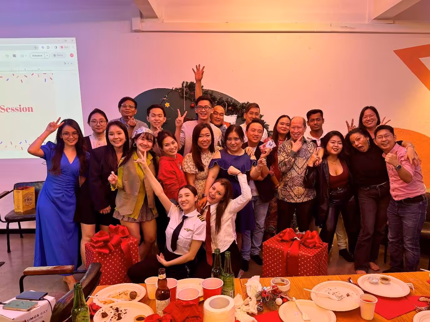 osca christmas party event