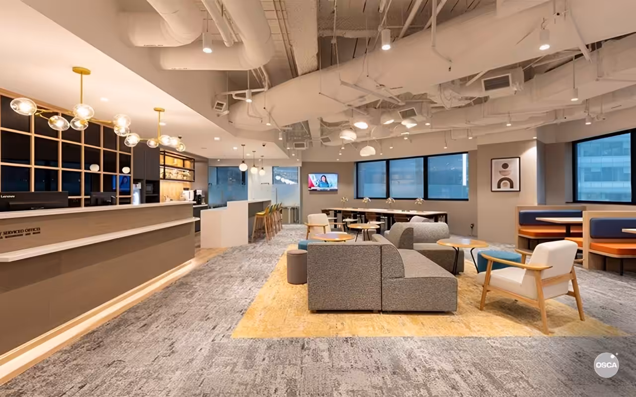 A modern office layout