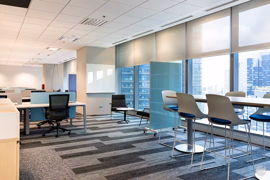 Modern office workspace